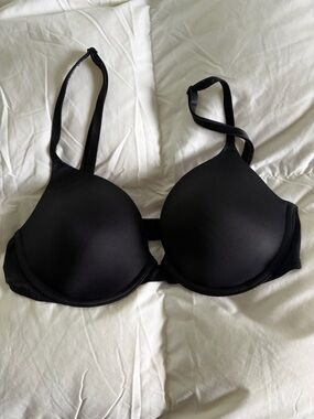 PINK Victoria's Secret Smooth Black T-Shirt Bra